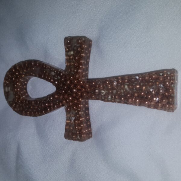 Copper & Quartz Ankh